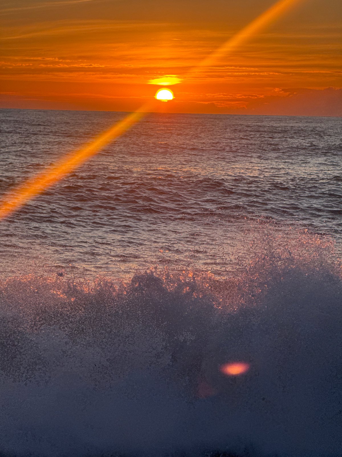 Sunset documented along Batumi's Black Sea coast from multiple perspectives