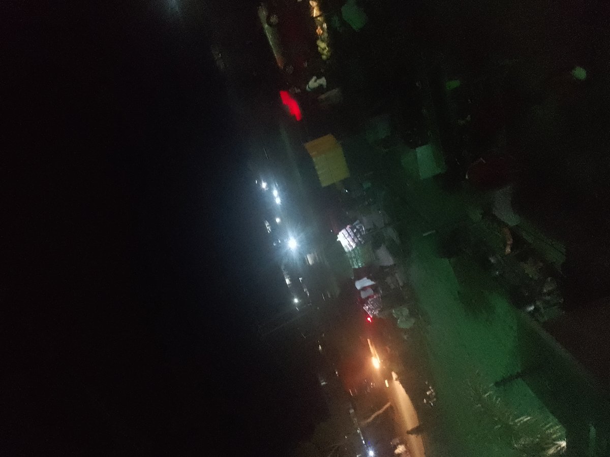 Nighttime street scenes documented in Jalingo, Nigeria