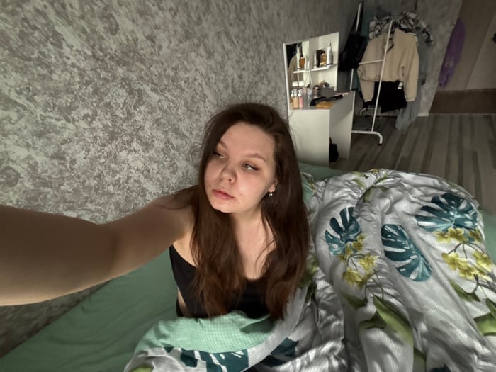 Woman documents daily life moments in Perm apartment