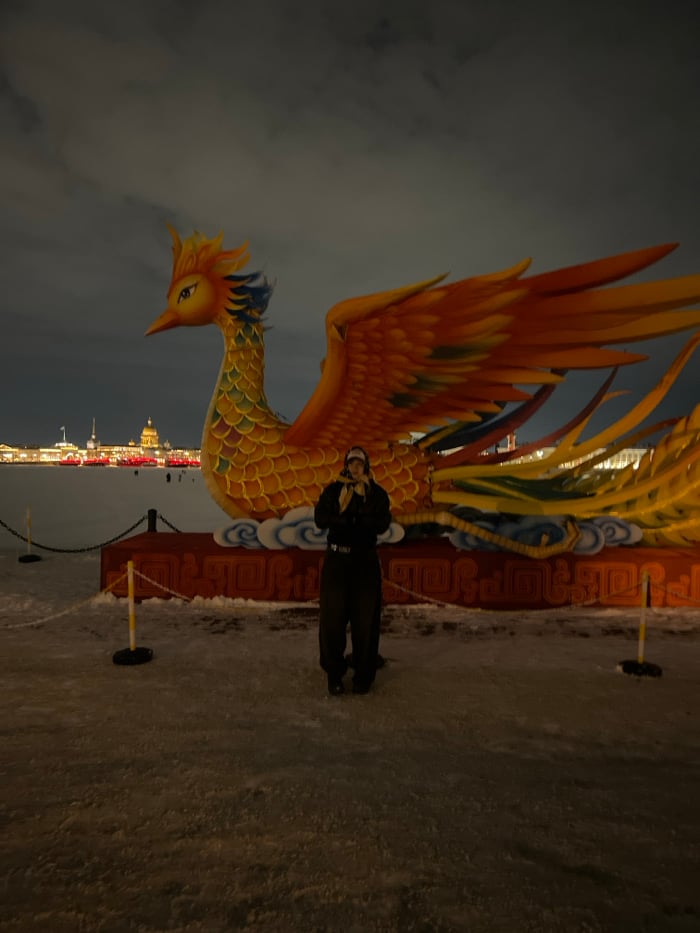 Chinese New Year celebrations documented along Saint Petersburg waterfront
