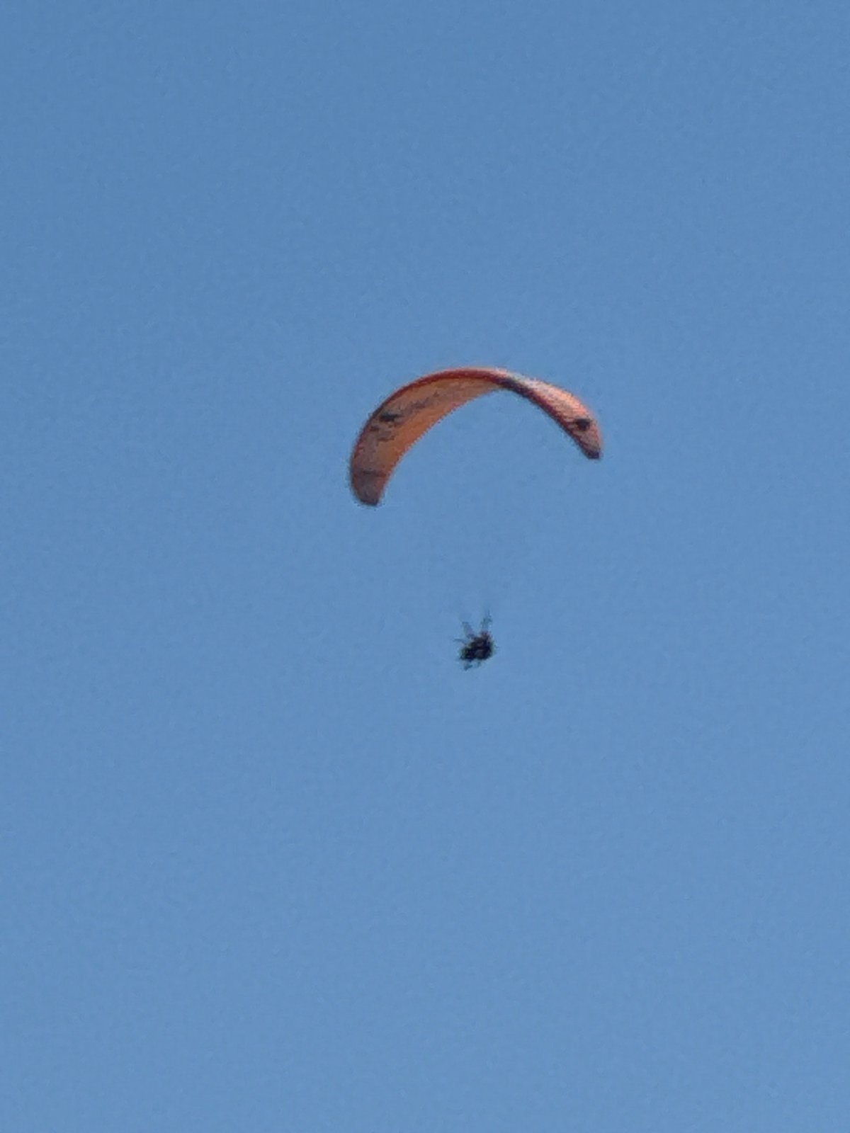 Paragliding over the Adriatic coast in Boreti, Montenegro