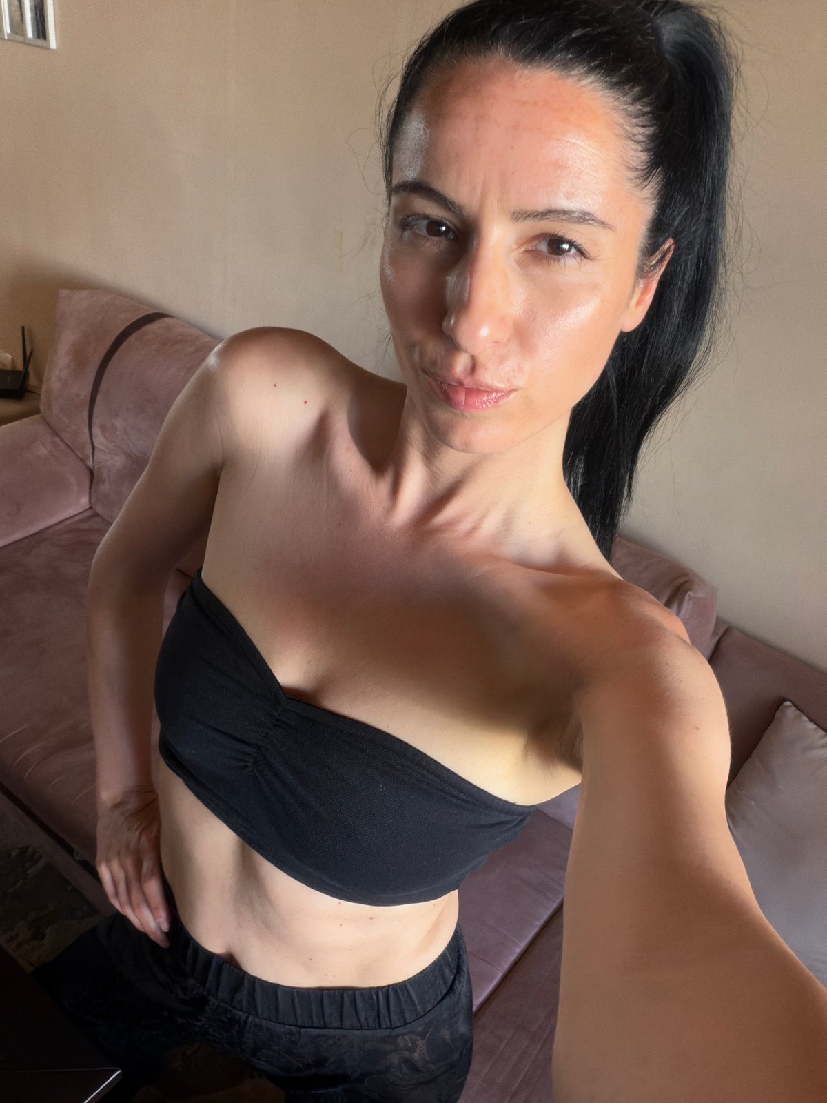 Indoor selfie session across multiple rooms in Pleven