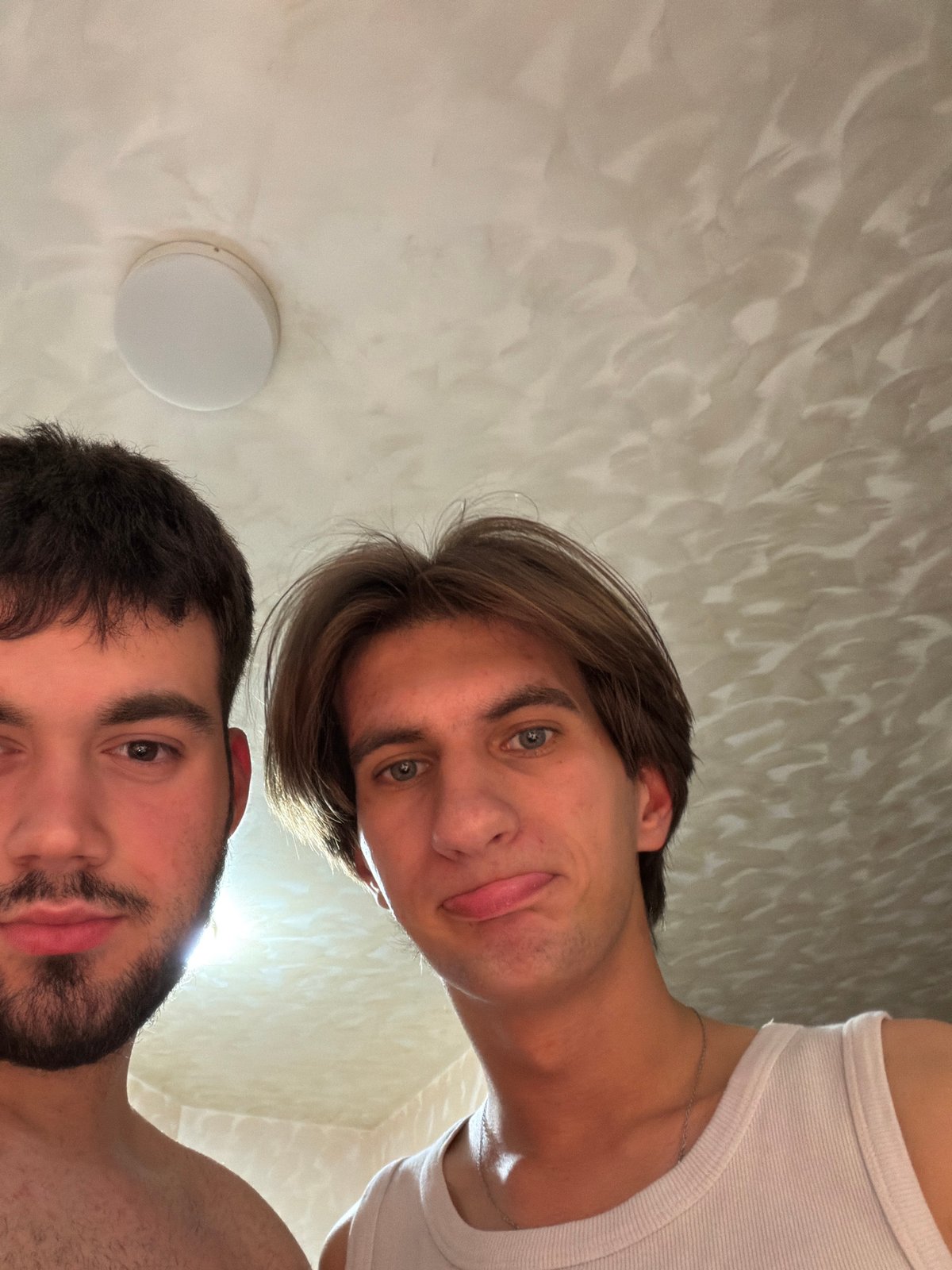 Casual evening at home documented in Sofia apartment