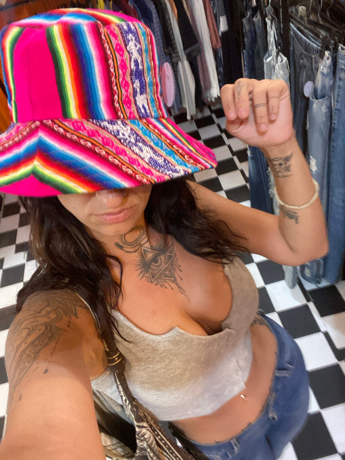 Selfies and a store cat at a Phu Thuy Ward boutique