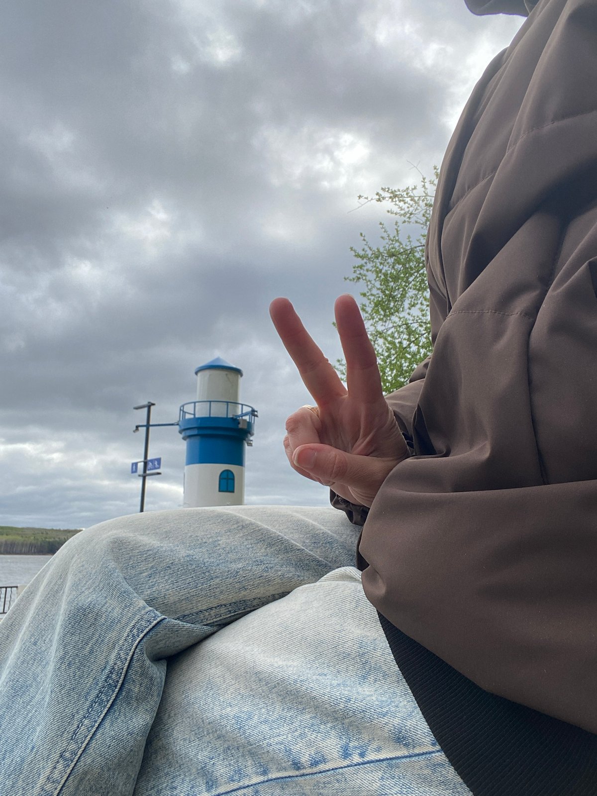 Morning life around Chaikovsky waterfront lighthouse captured by witnesses