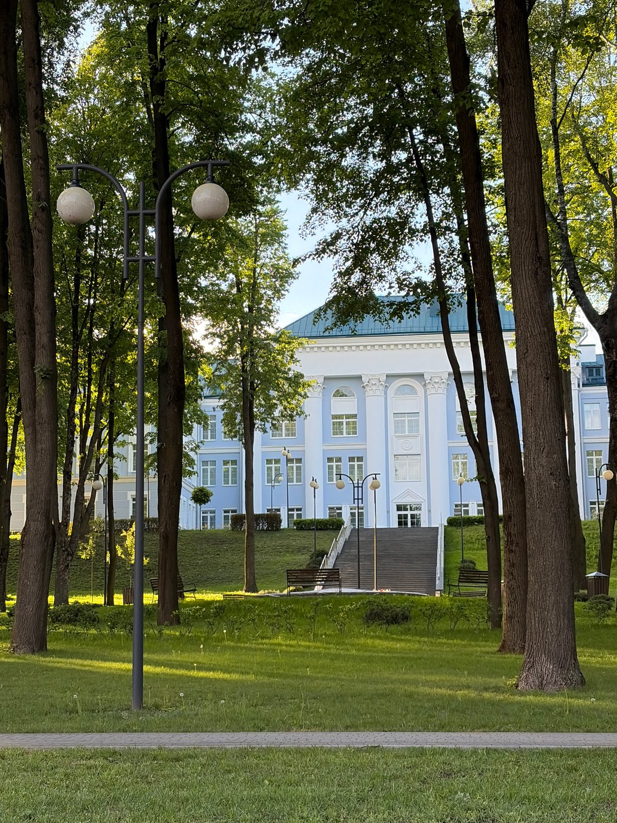 Afternoon architectural documentation across Minsk includes airport, parks, buildings