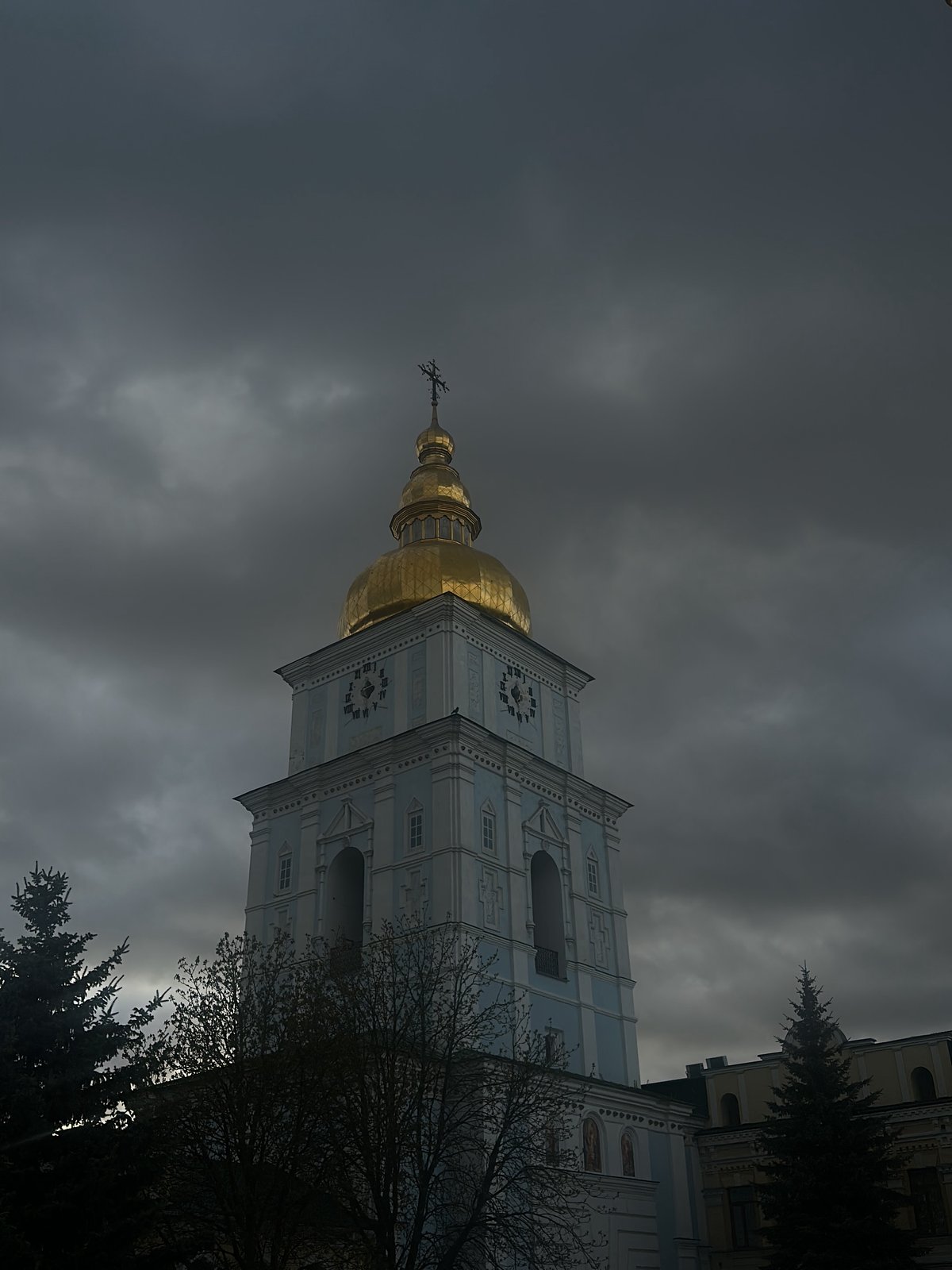 Visitor documents St. Michael's Monastery exterior and interior in Kyiv