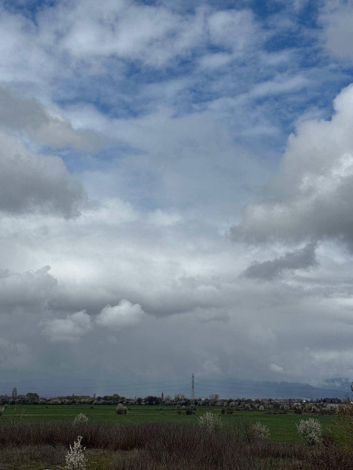 Spring weather transition observed in Sofia countryside