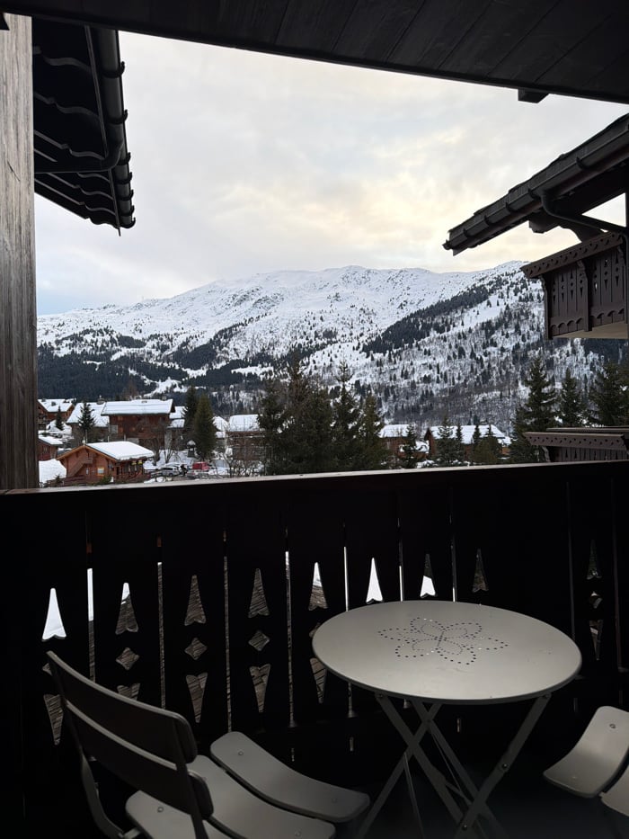 Winter ski vacation documented at French Alps accommodation