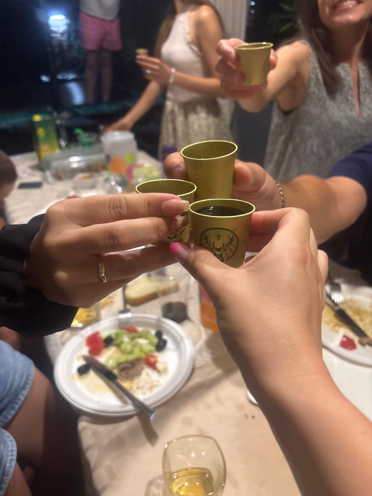 Backyard summer party in Burgas — Jägermeister toasts and dancing