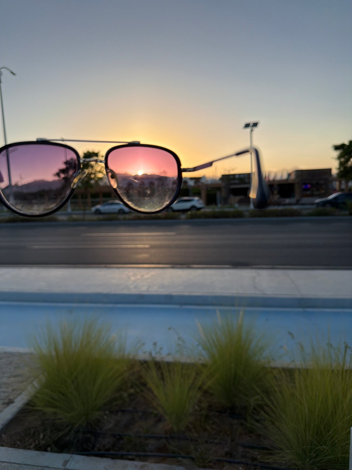 Sunset hour in Sharm El Sheikh resort town