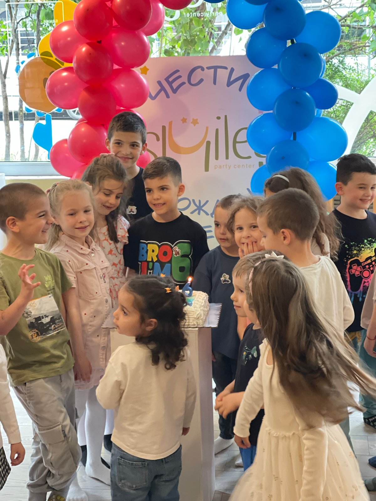 Children celebrate sixth birthday party at Sofia venue