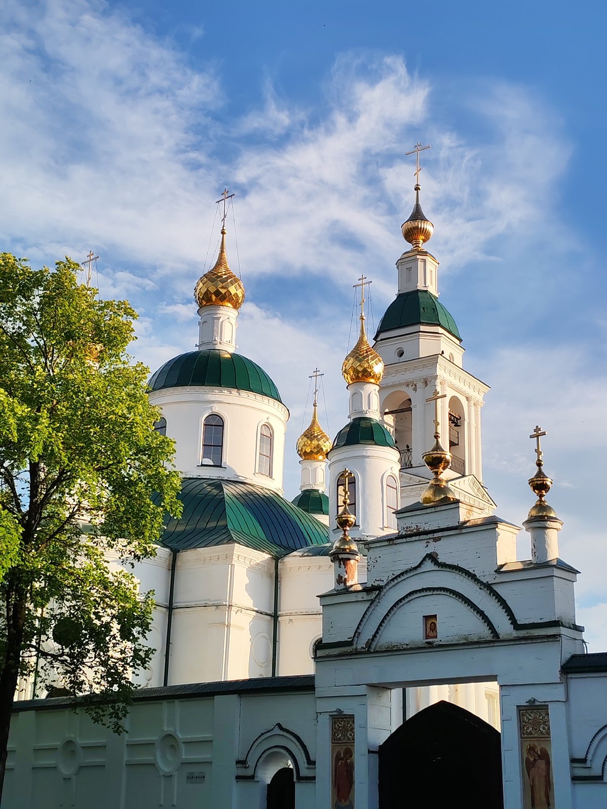 Orthodox churches and cathedrals in rural Yaroslavl region, Russia
