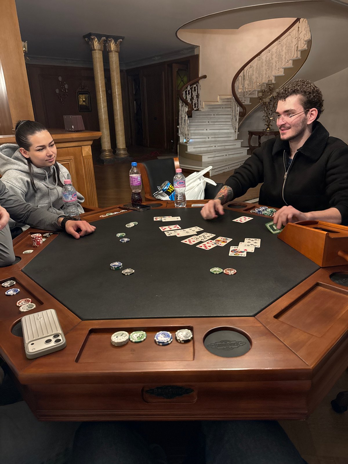 Poker game observed at custom table in Bulgaria
