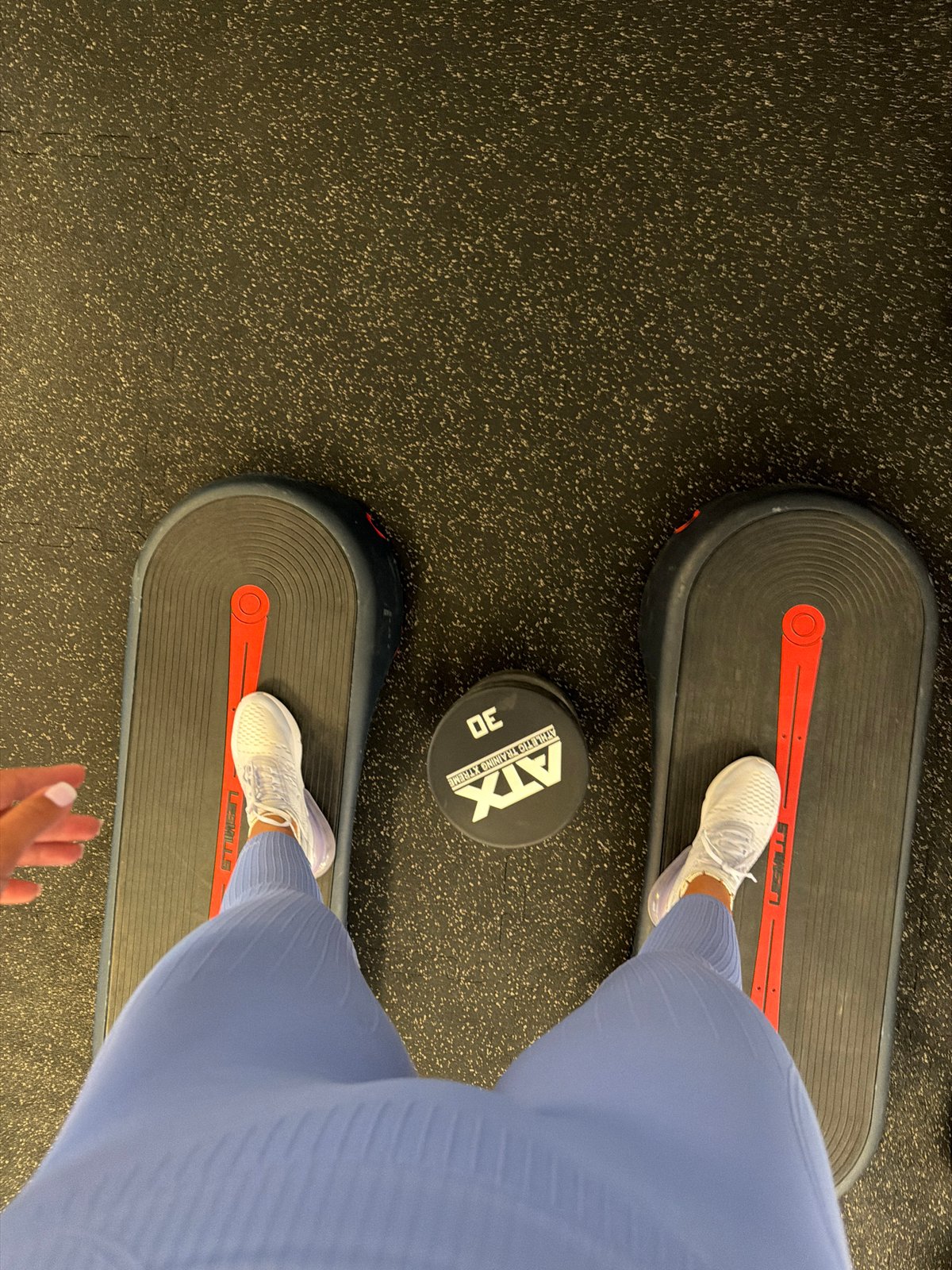 Gym session selfies and equipment in Gabrovo, Bulgaria