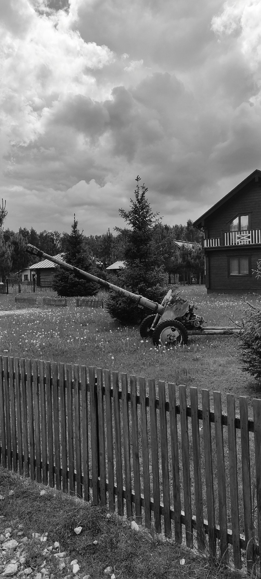Historical military displays documented in Ivanovskoe, Russia