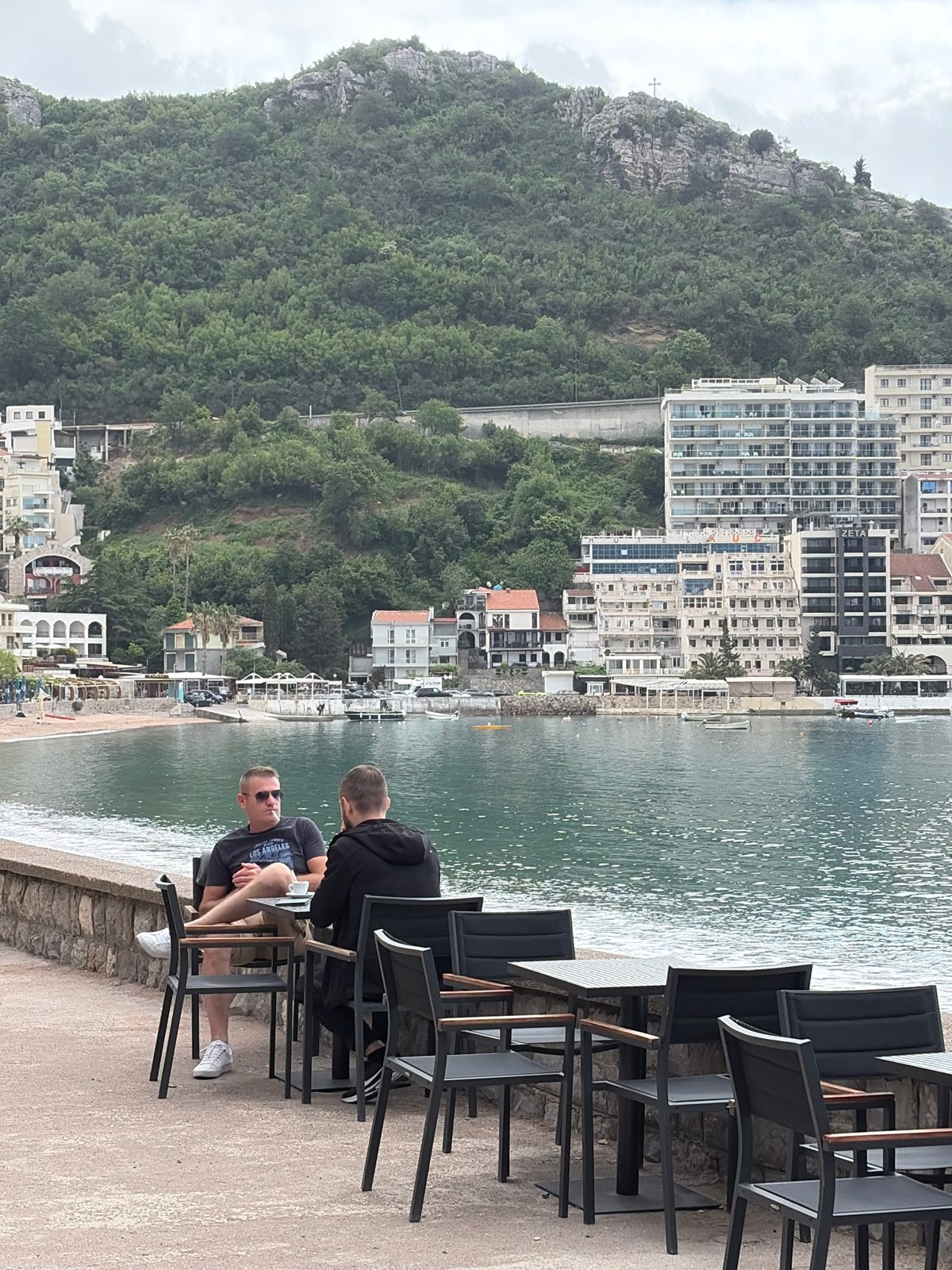 Morning scenes captured in Montenegrin coastal resort town Rafailovići