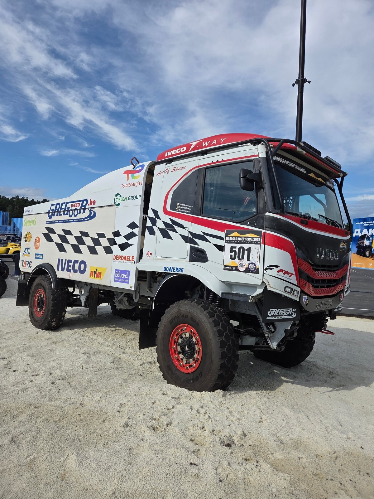 Rally trucks and buggies staged in Yekaterinburg for off-road competition