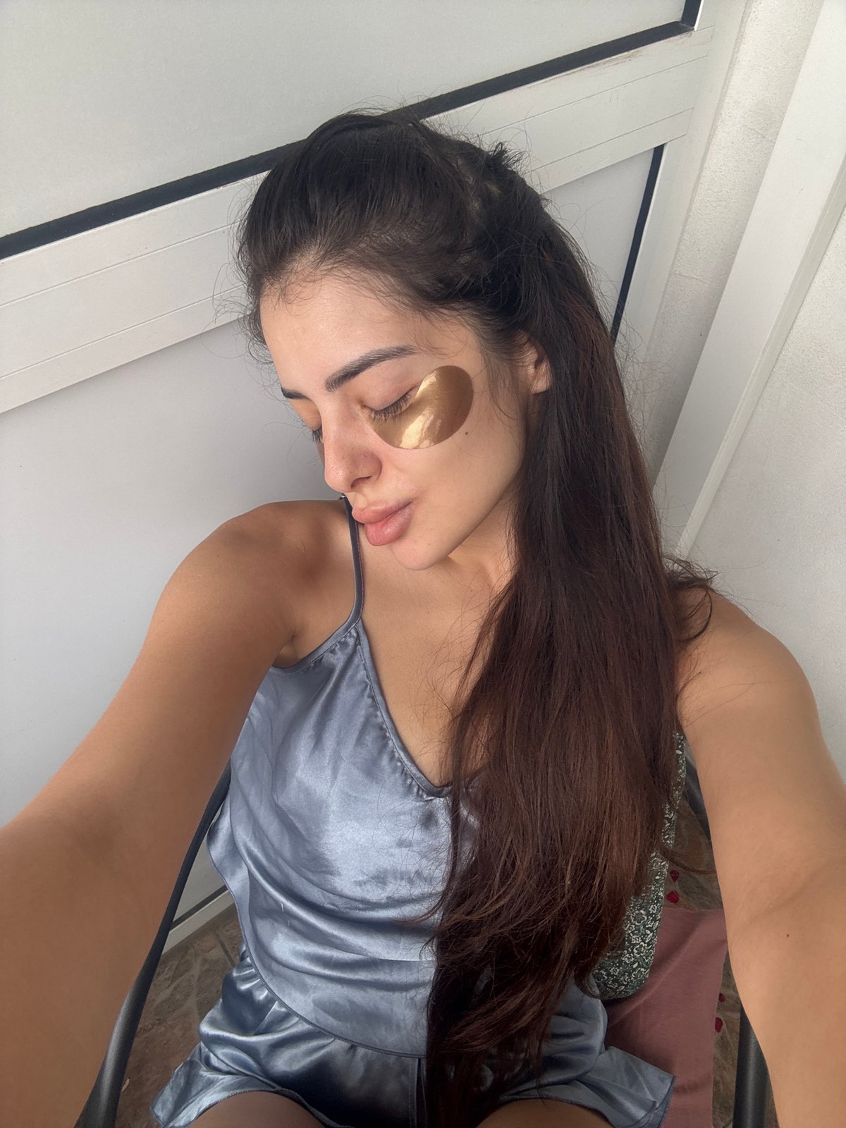 Morning self-care routine documented in Plovdiv, Bulgaria