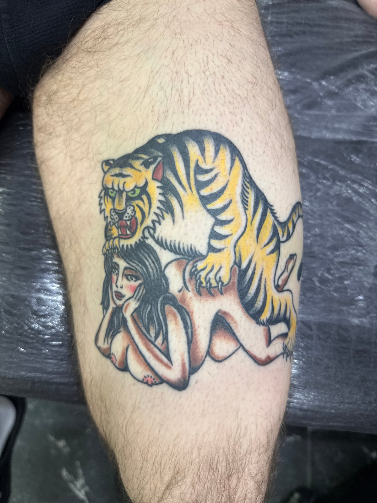 Moscow residents document tattoo art, motivational stickers indoors