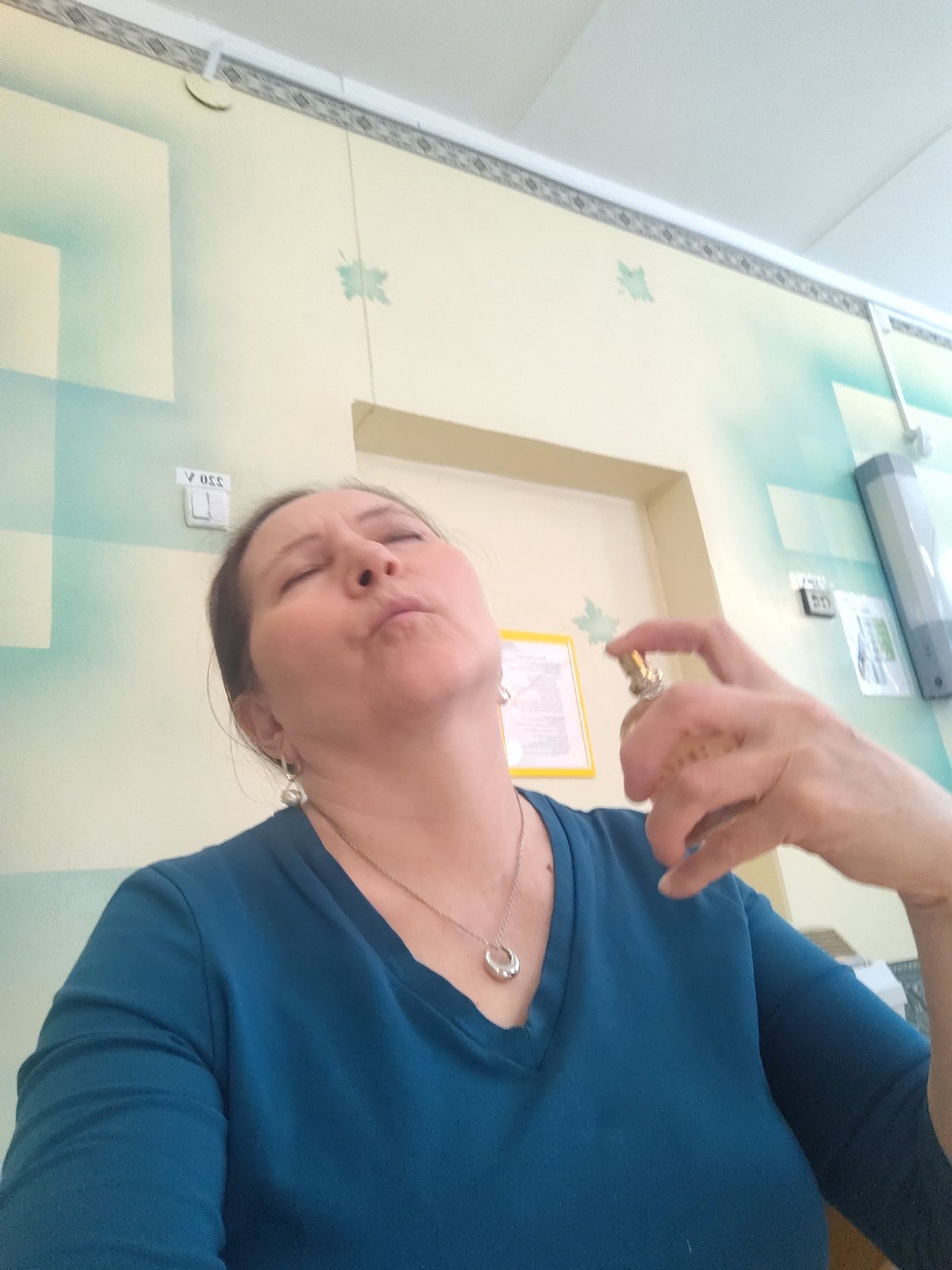 Ordinary workplace moments documented at Sarapul medical facility