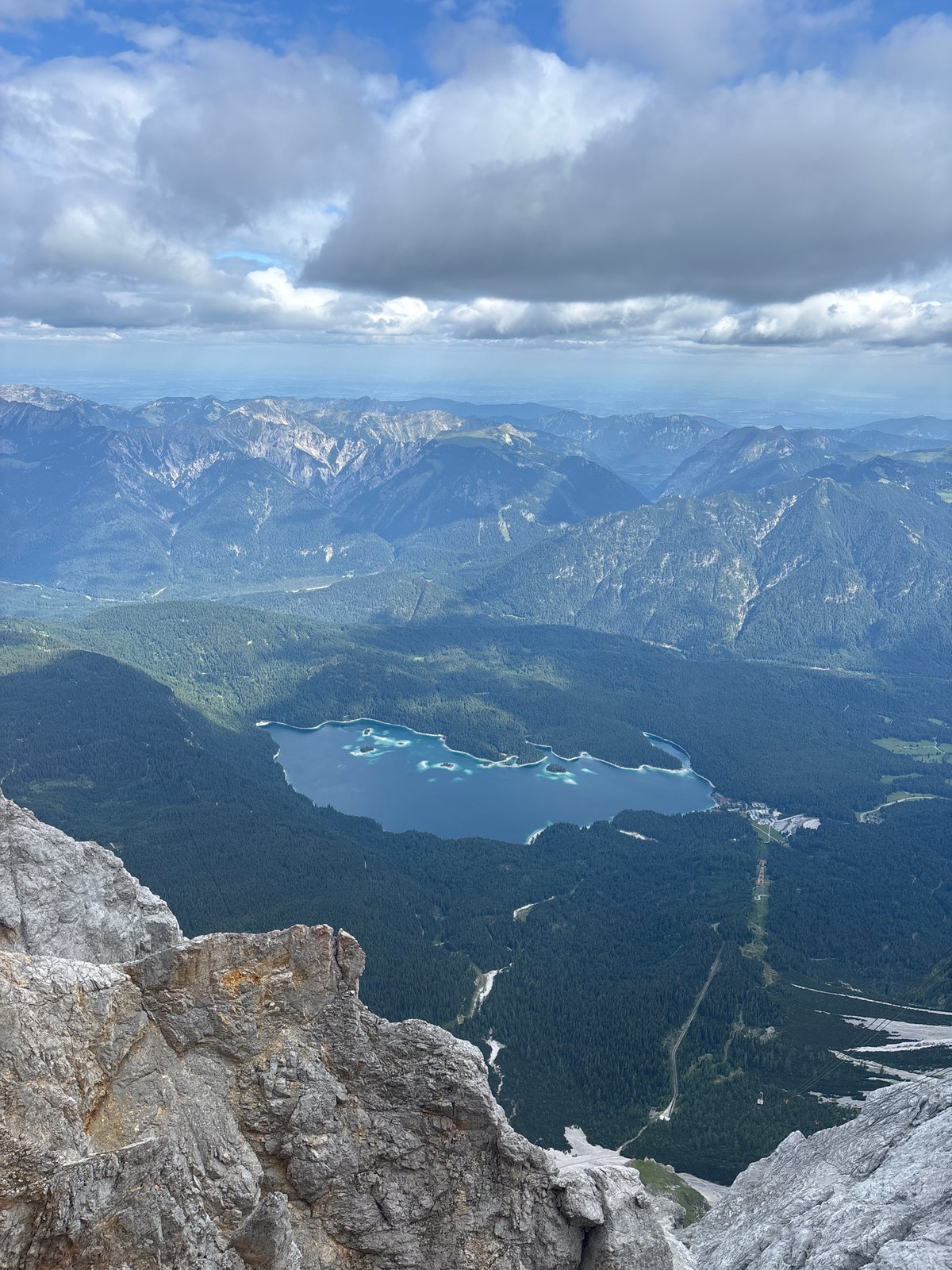 Summit morning on the Zugspitze, views and history included