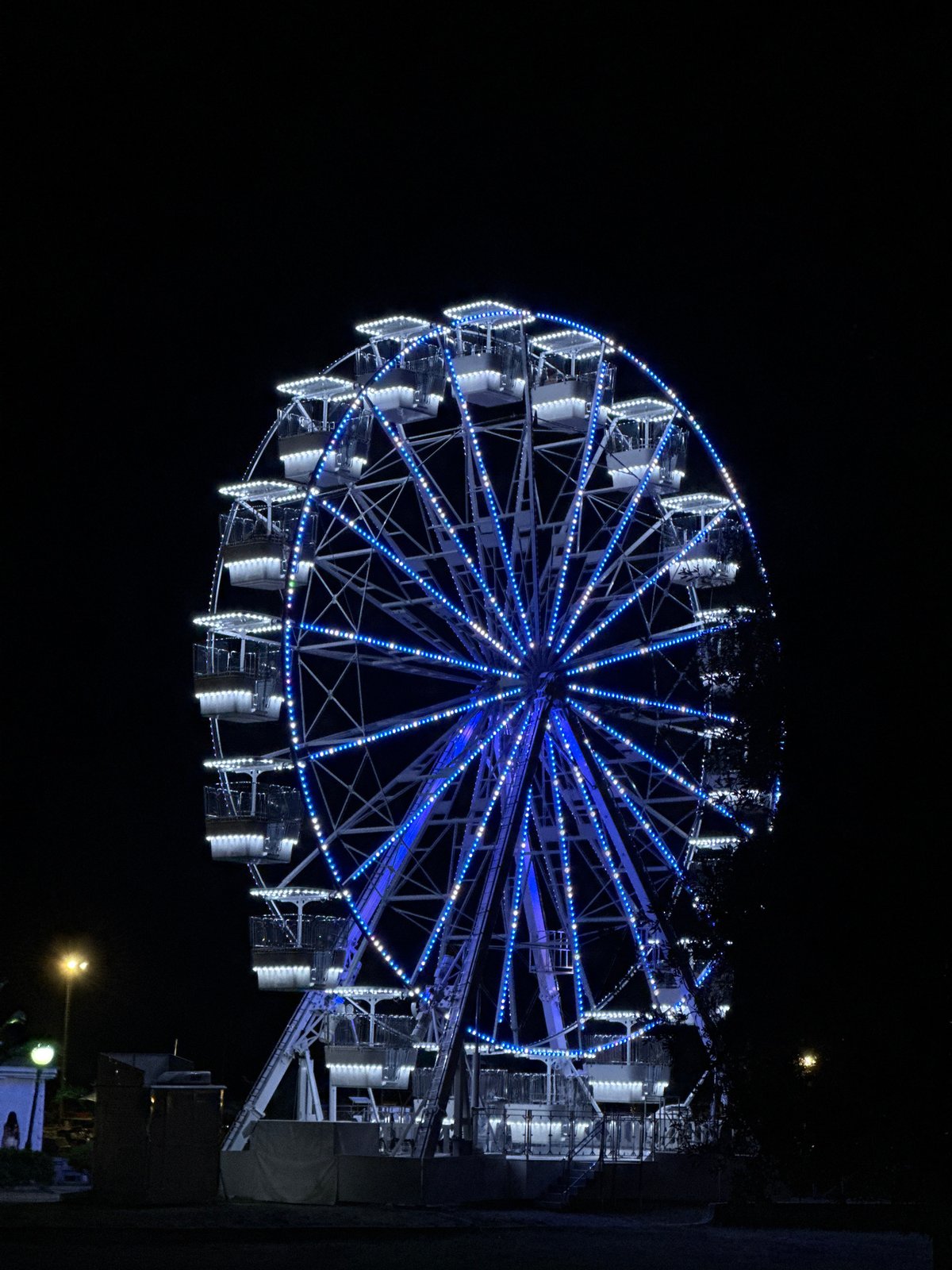Night out in Budva's old town, Ferris wheel and all