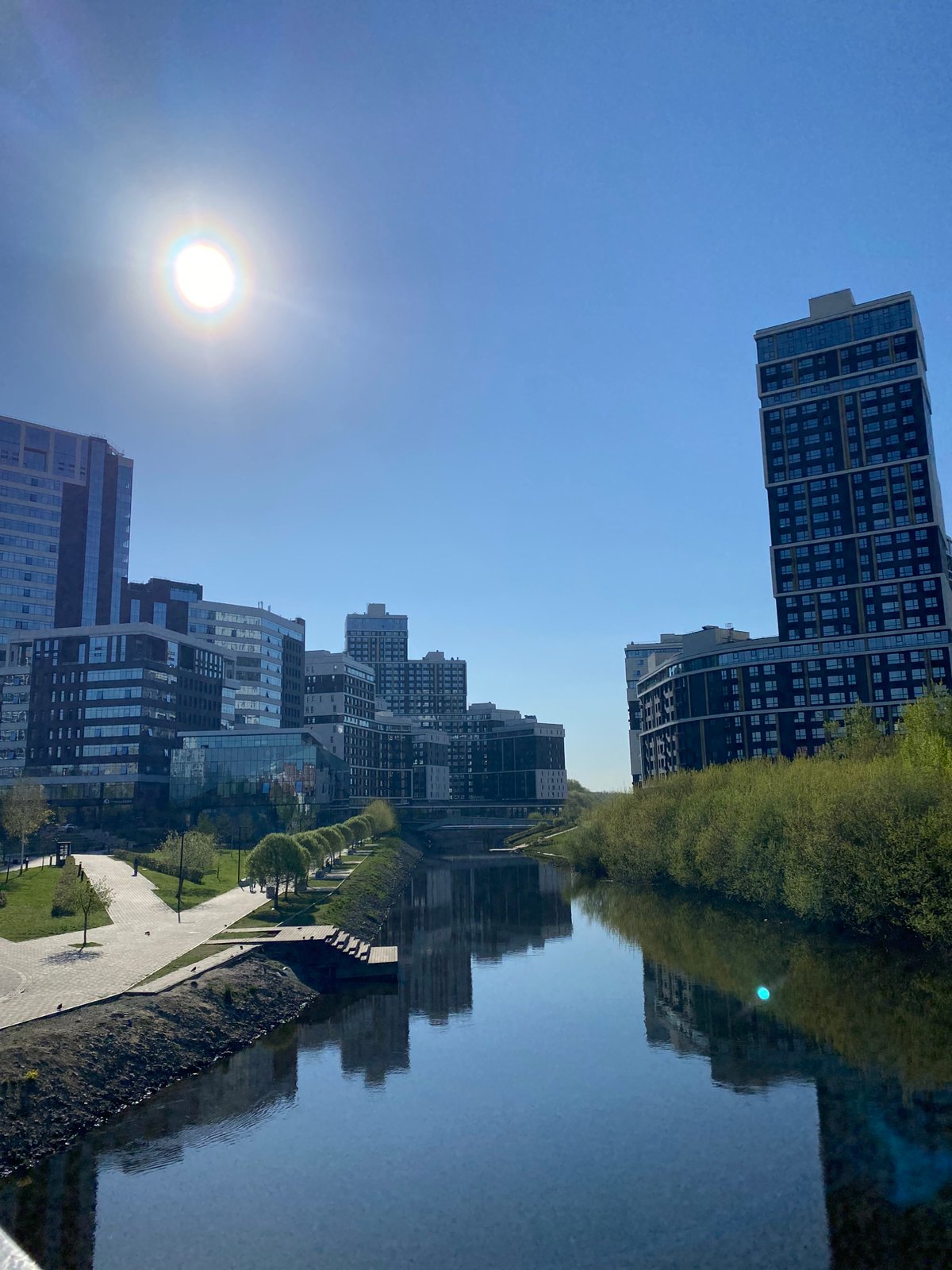 Spring blooms documented across Yekaterinburg in early morning photography session