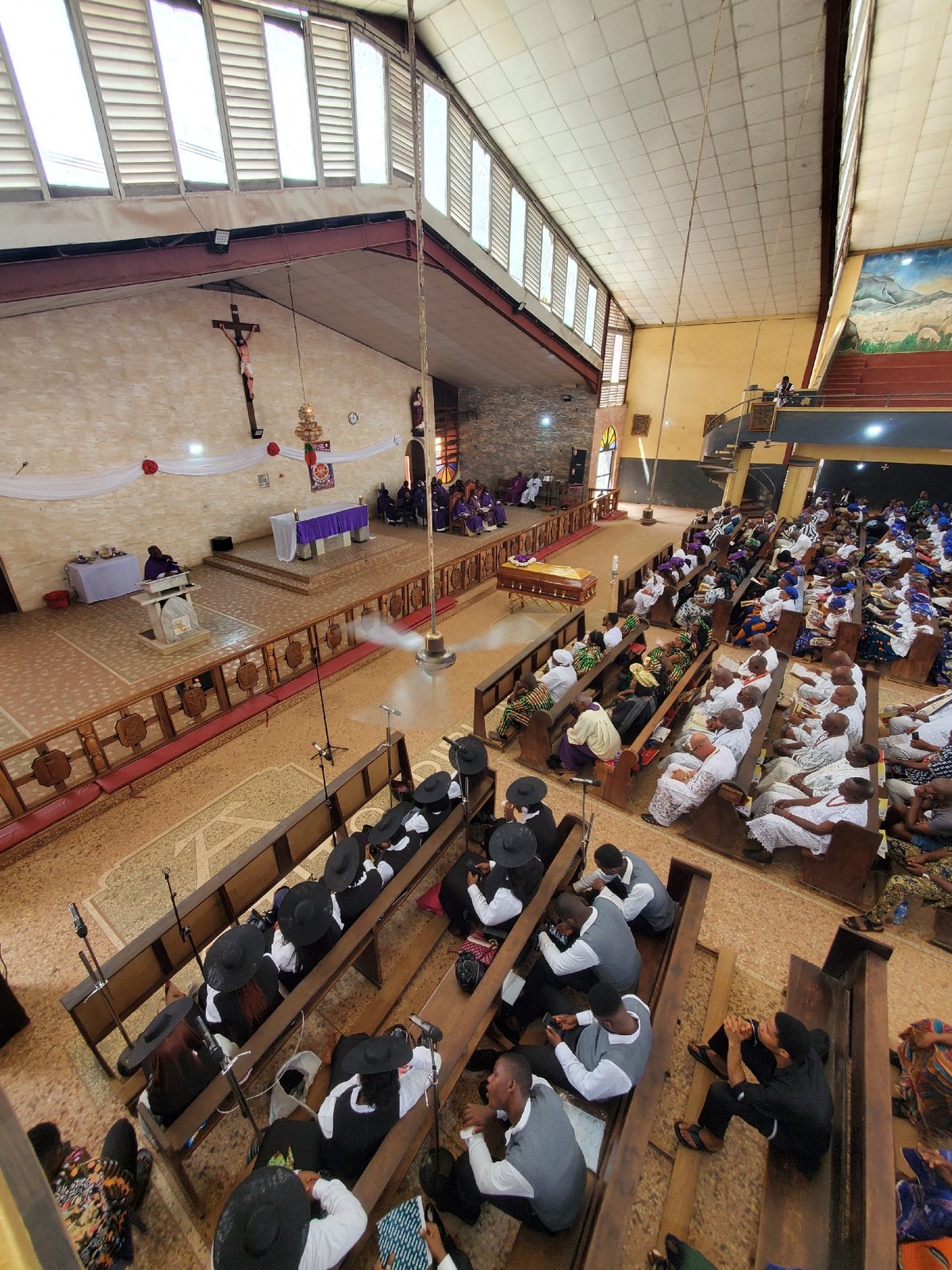 Church service and community gathering observed in Awkuzu, Nigeria