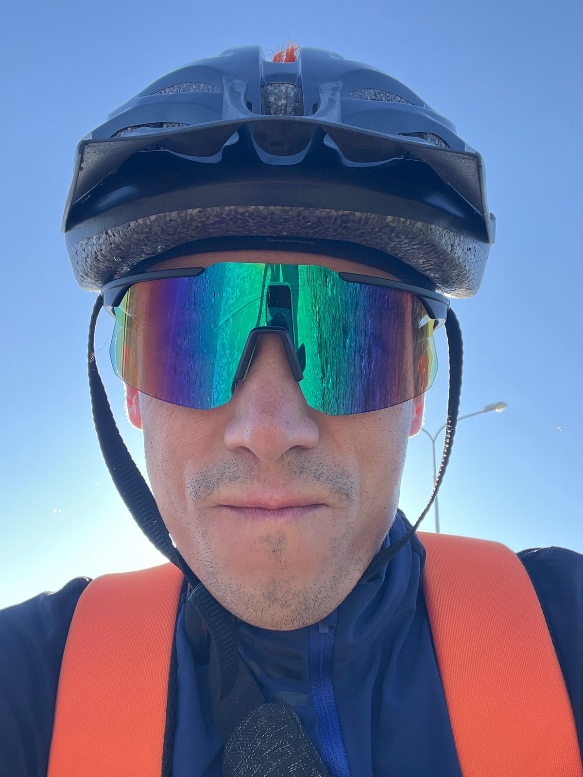 Early morning cycling journey documented in Chaikovsky, Russia