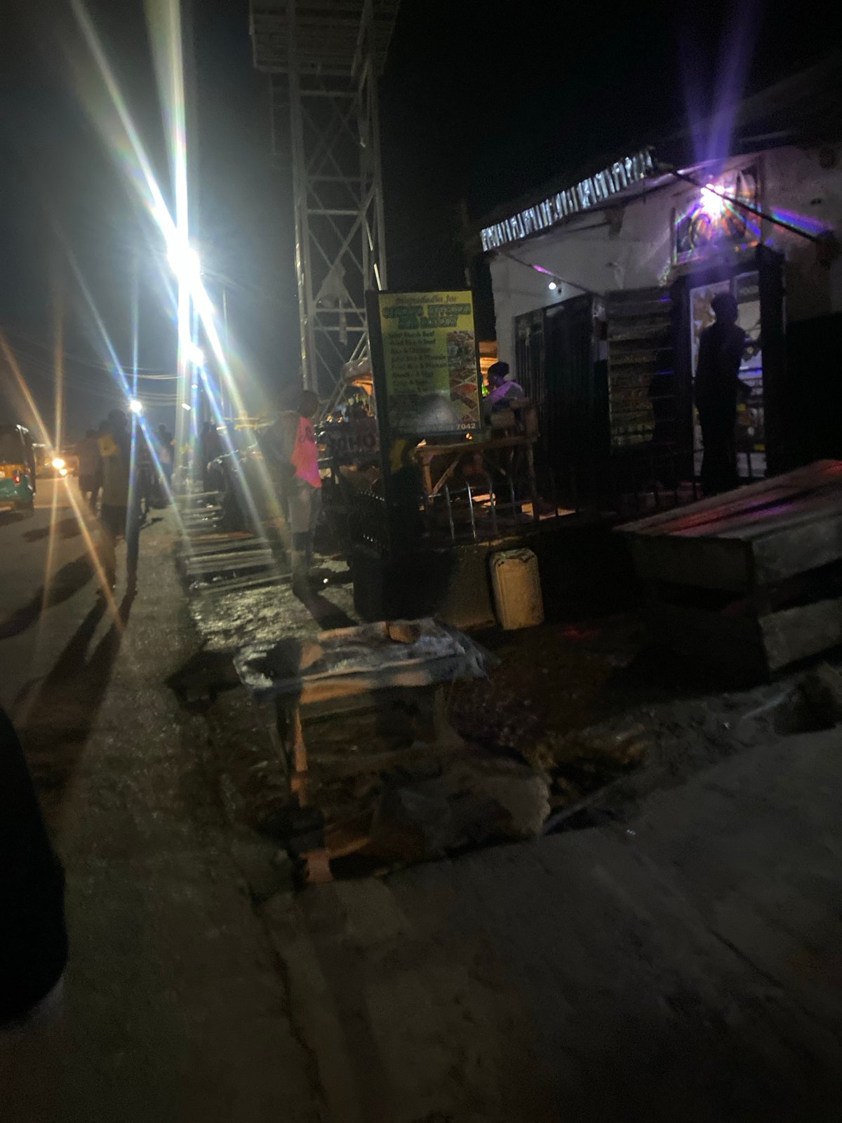 Evening street scenes across Jos and Gwong, Nigeria