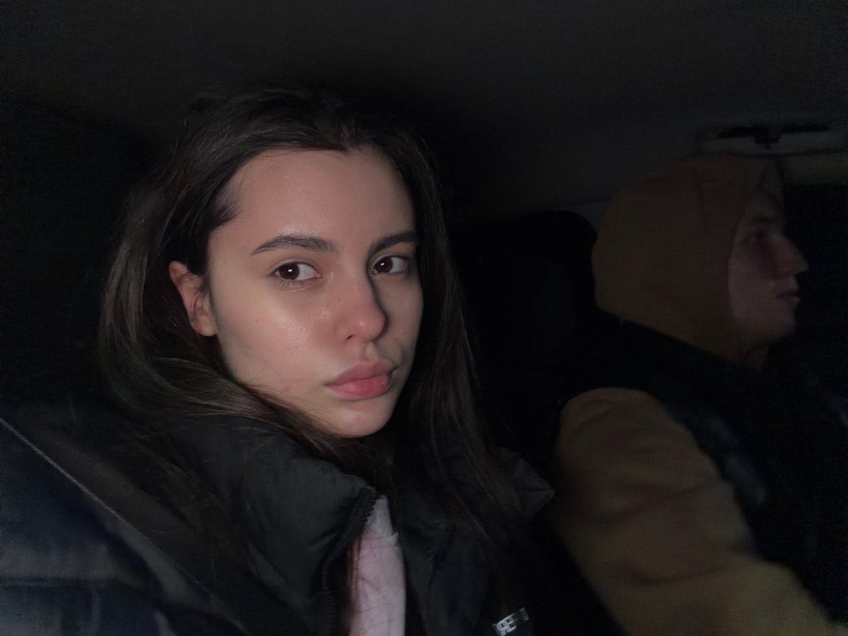 Woman documents evening health routine at home in Chaikovsky