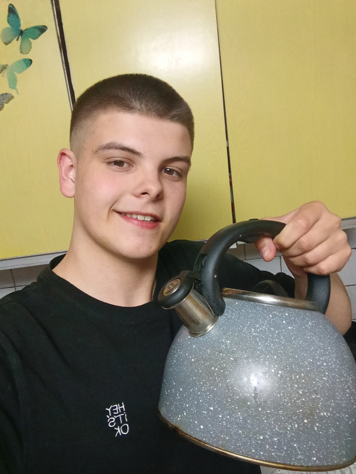 Young man documented kitchen moments in Красный Маяк