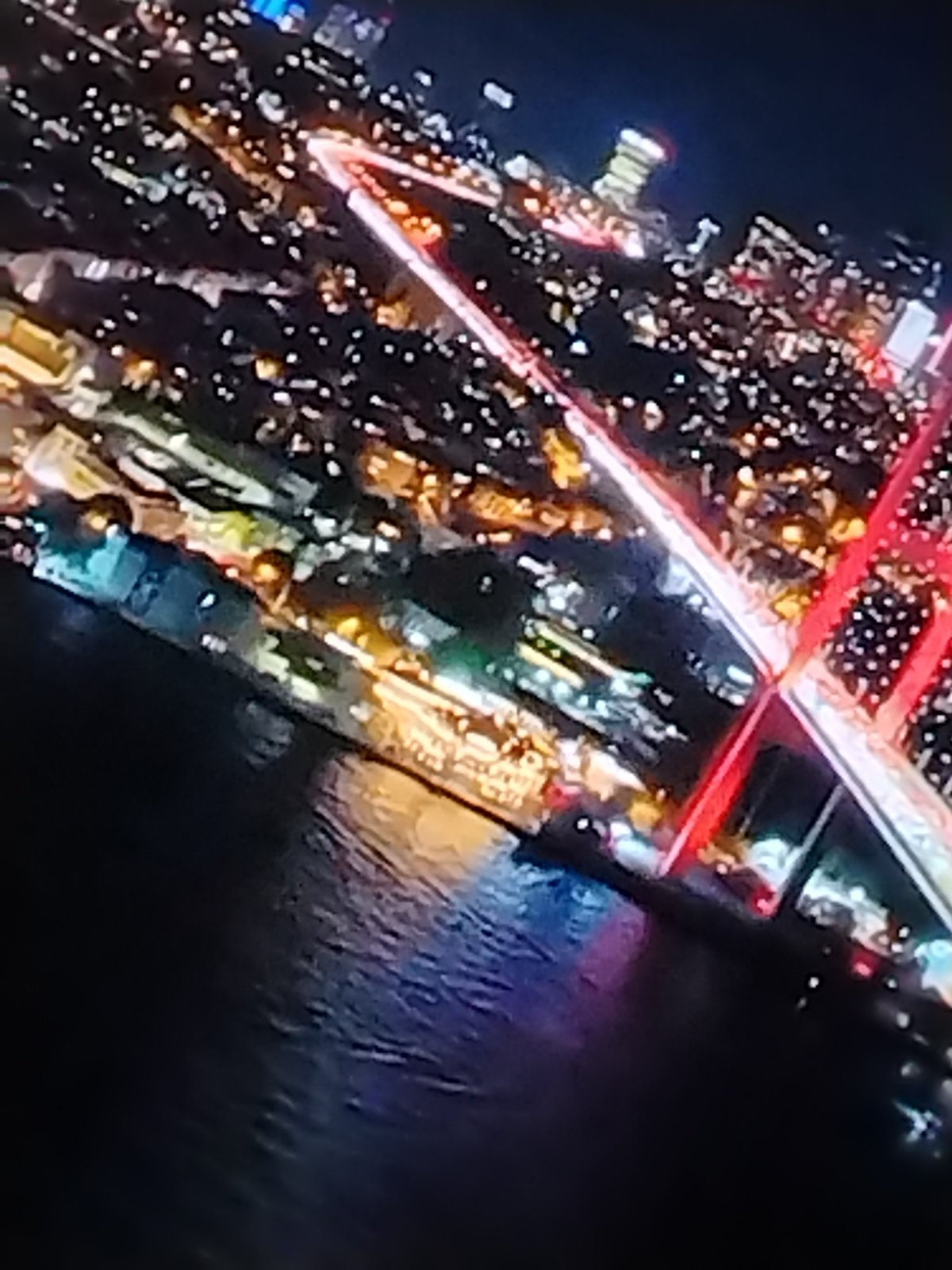 Nighttime city views and portrait captured during evening hours