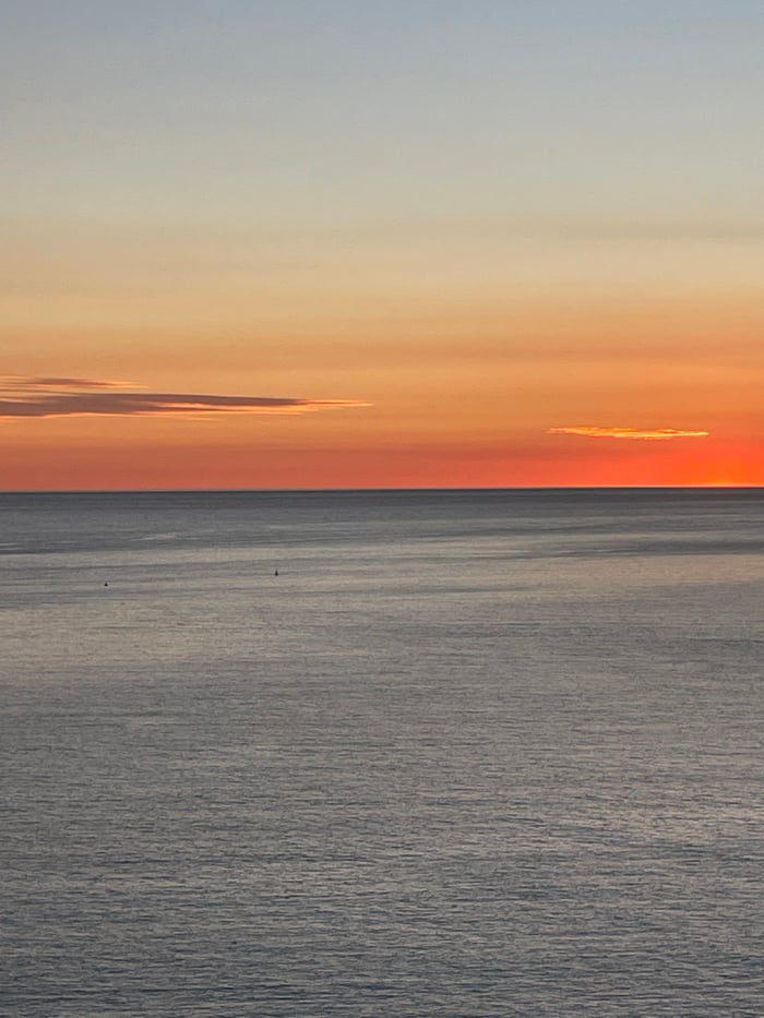 Montenegro coast sunset documented across multiple towns in 30 minutes