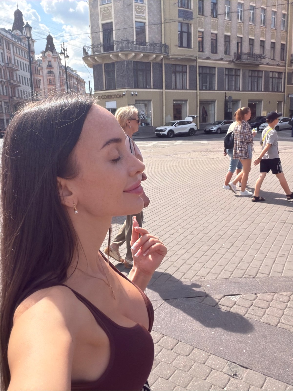 Summer morning walk along Saint Petersburg's canals and Nevsky Prospekt