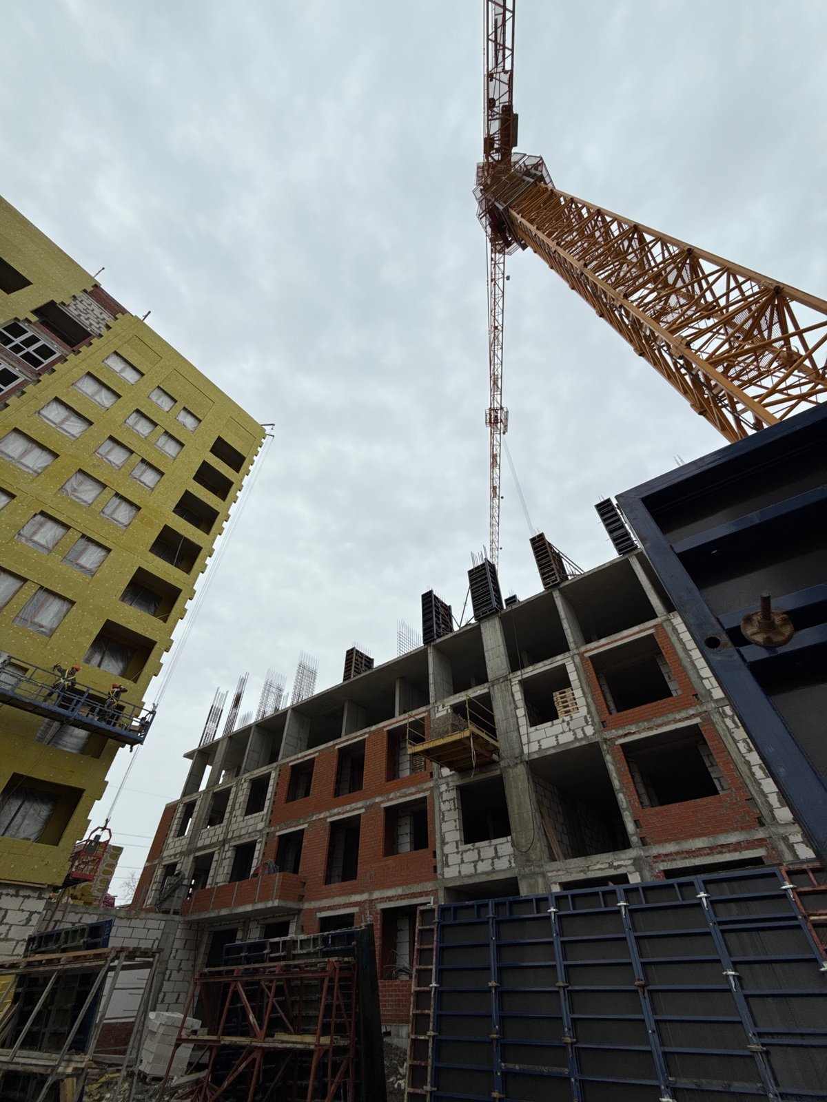 Construction sites and residential life documented in Perm, Russia