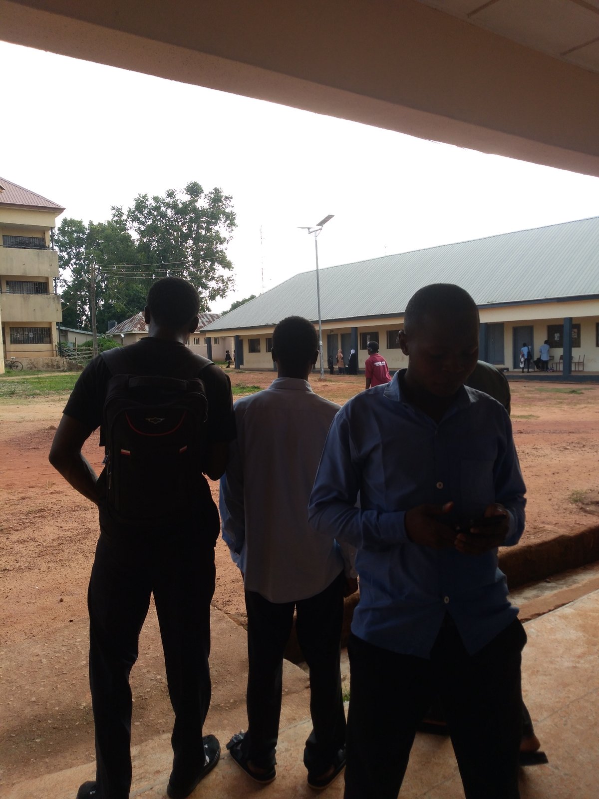 Morning gathering at school complex captured by witnesses