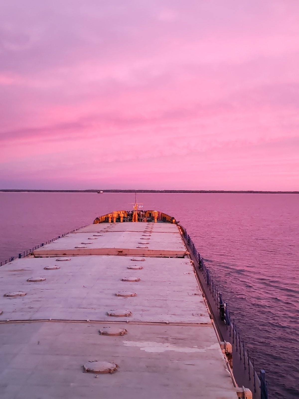 Cargo ship spotted at sea near Russian waters