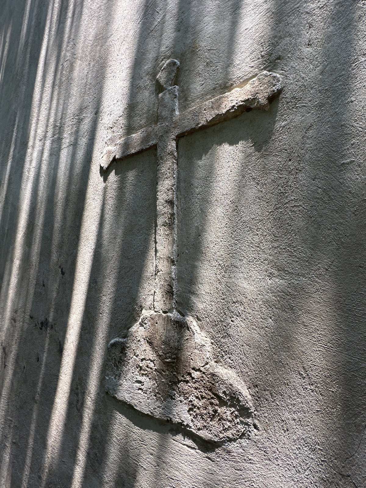 Weathered stonework and sculptures documented in Tlalnepantla, Mexico