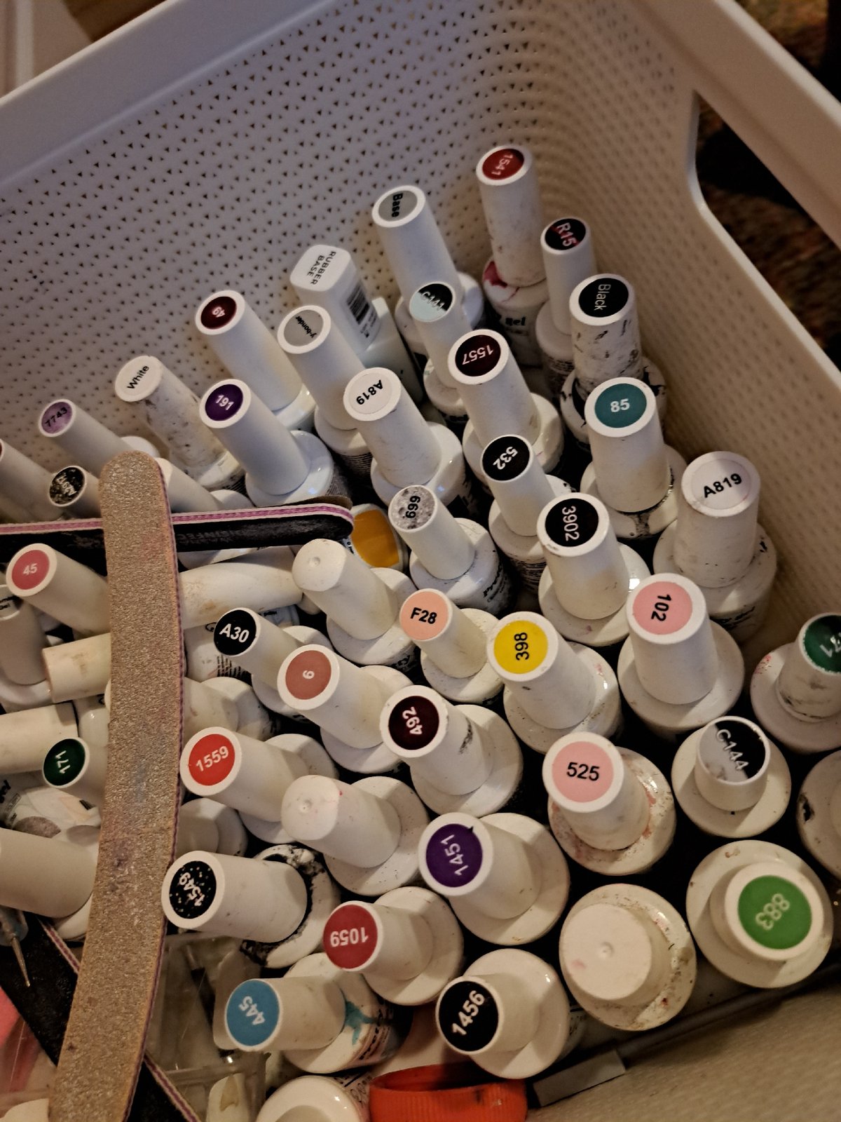 Nail artist documents ladybug manicure session in Bulgarian village