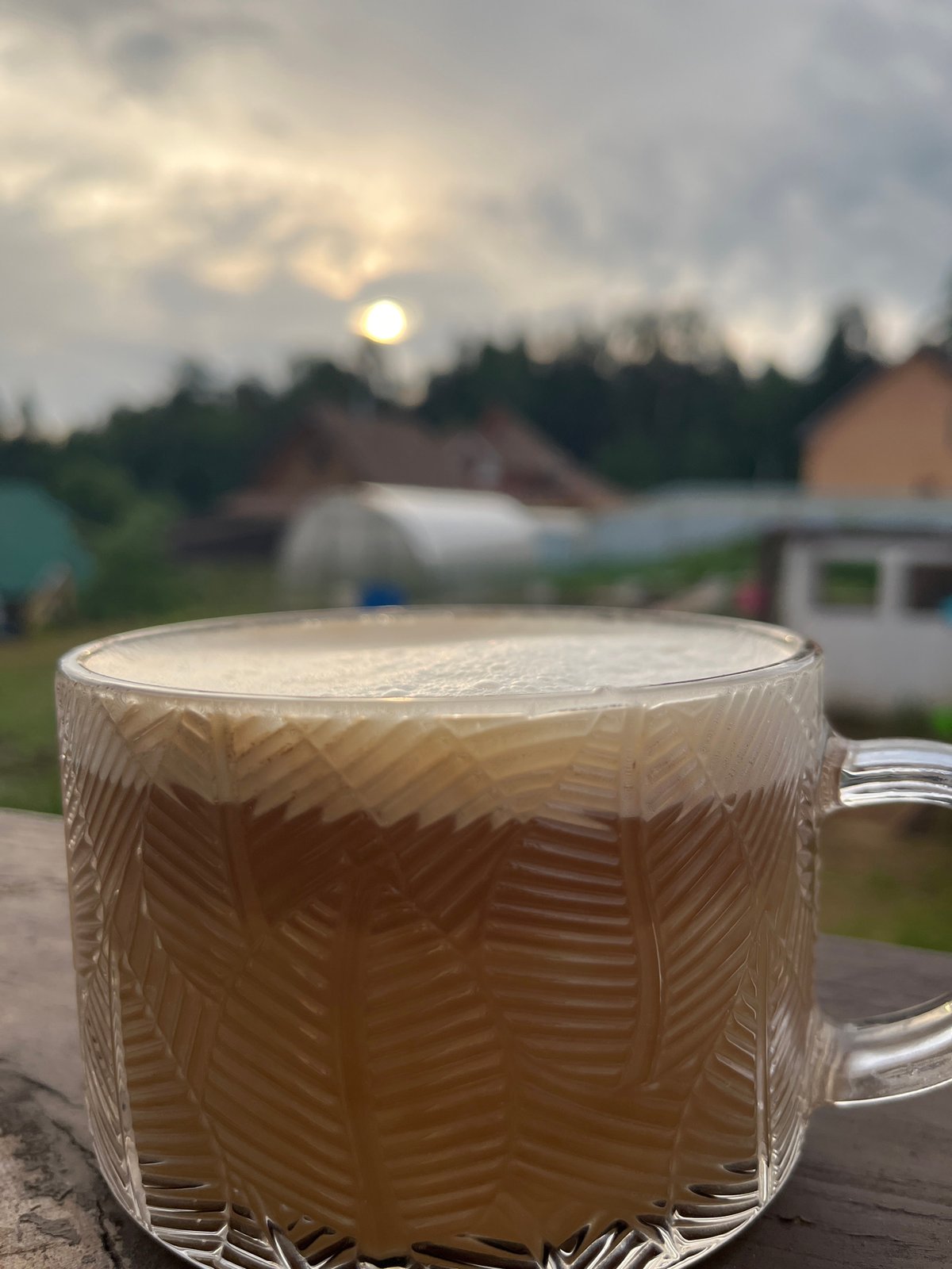 Man photographed outdoors in Chaikovsky, Russia early morning