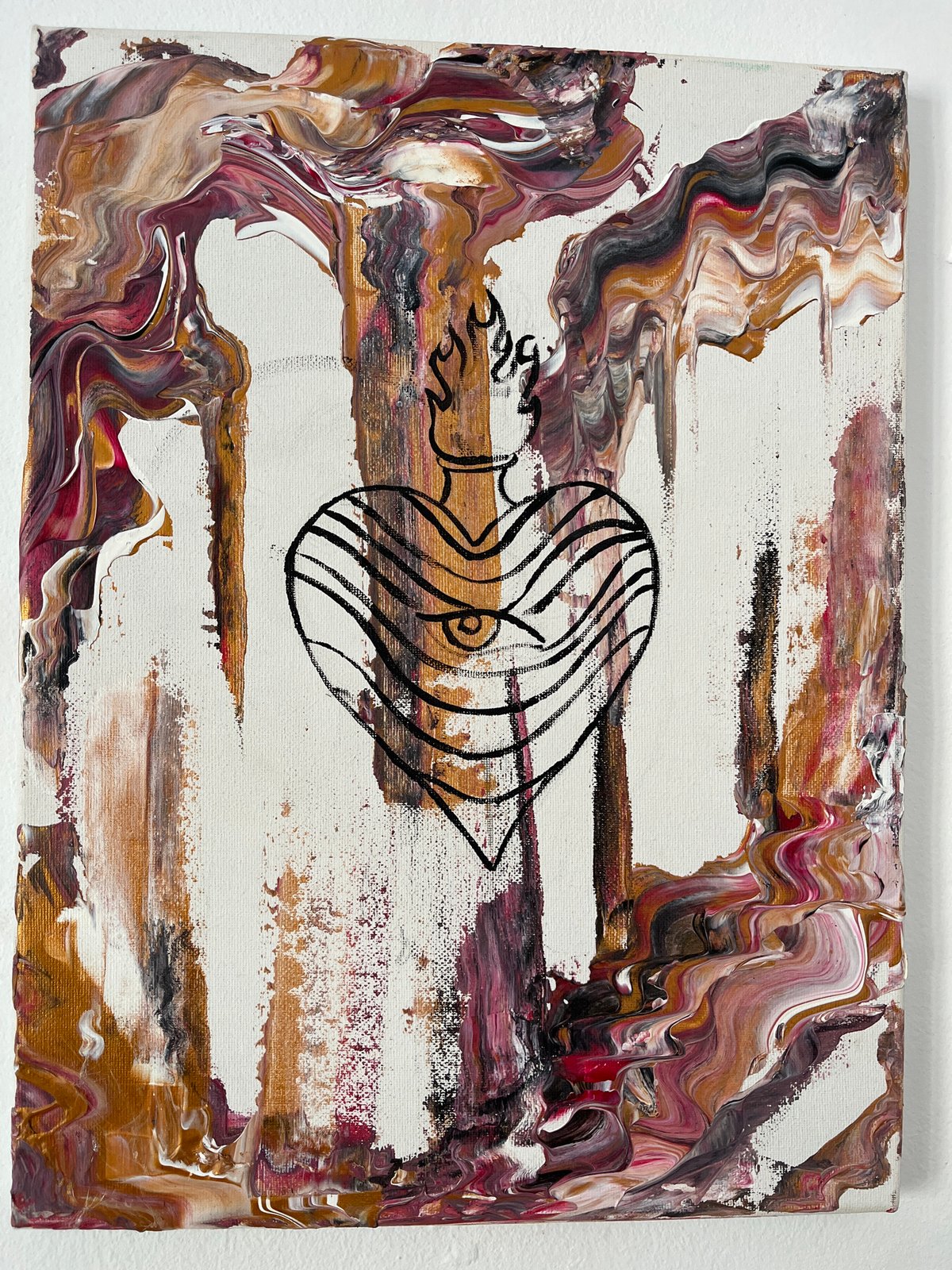 Abstract art exhibition observed in Barcelona galleries
