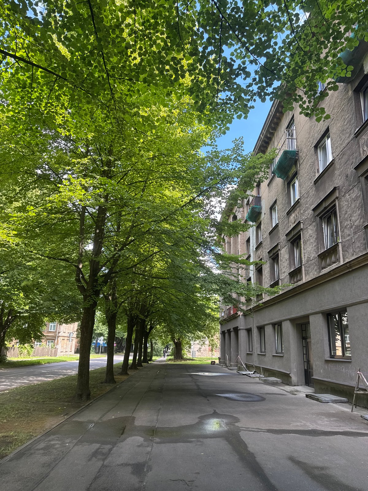 Streets, architecture, and a portrait from a Riga summer morning
