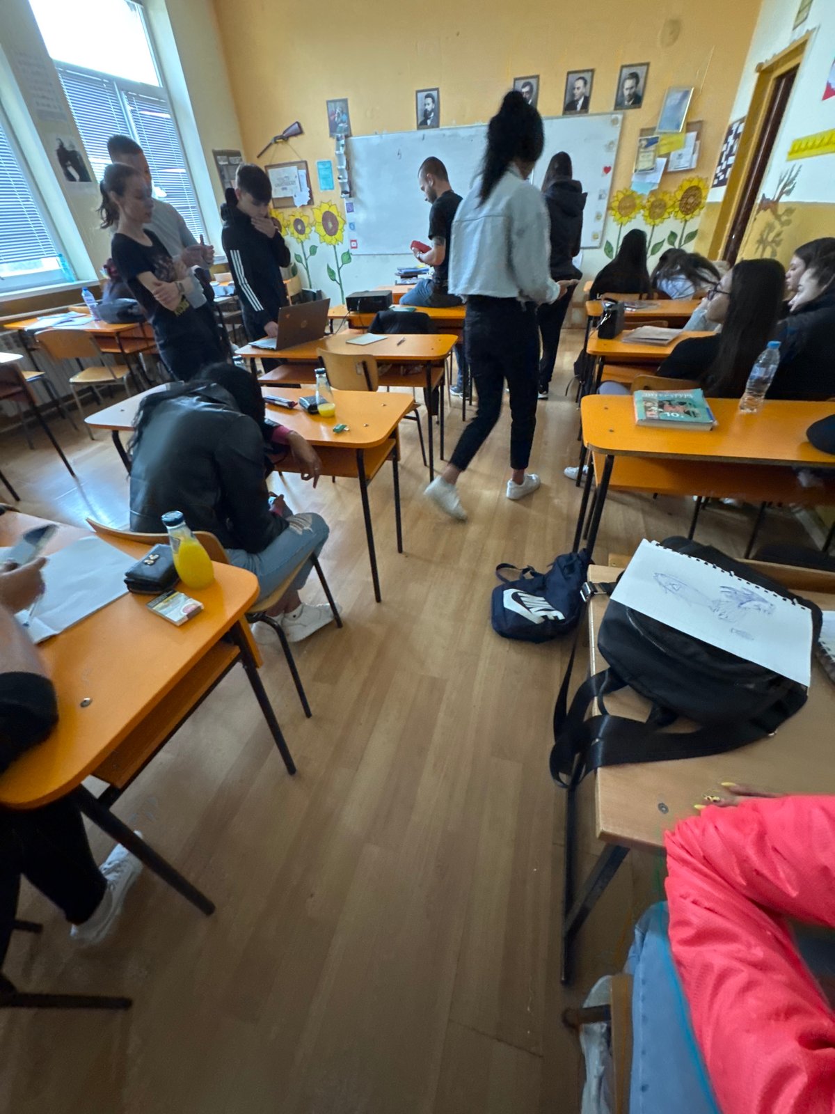School day activities documented in Buhovo, Bulgaria