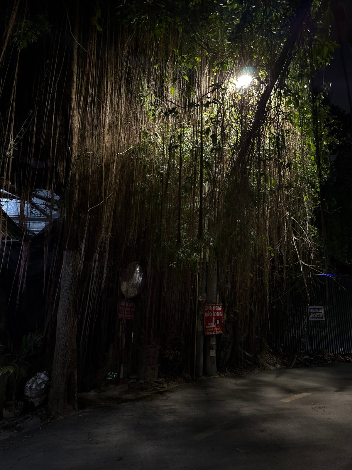 Nighttime street scenes documented across Hà Nội neighborhoods