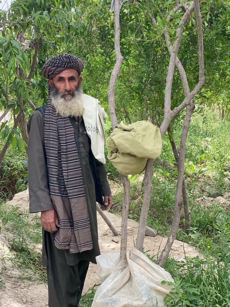 Elder portraits documented in rural Afghanistan village setting