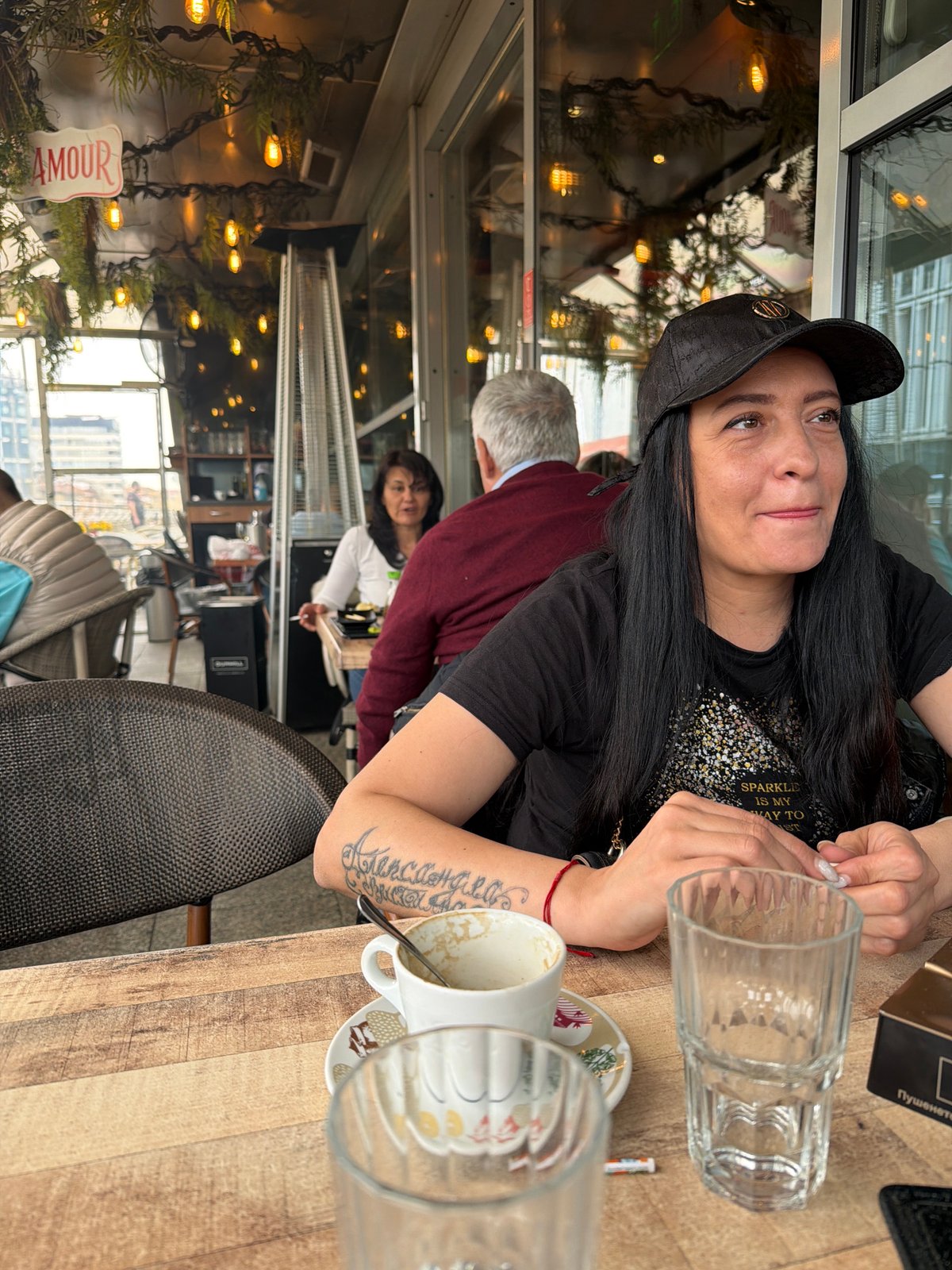 Midday dining scene captured at Sofia restaurant