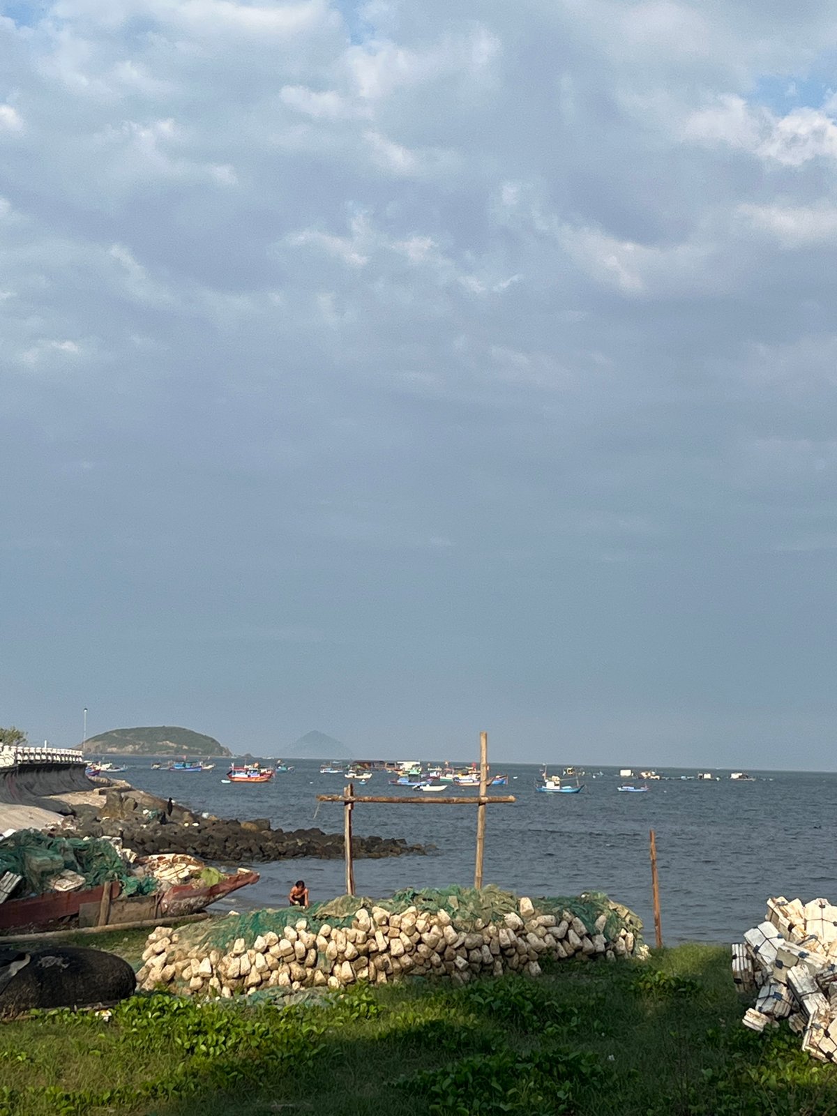 Coastal life documented along Vietnam's Nha Trang shoreline