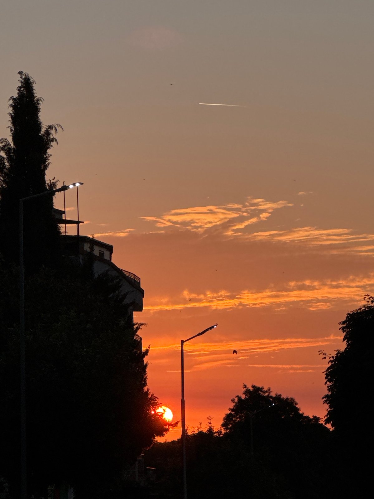 Vivid sunset illuminates Tsarevo, Bulgaria from multiple perspectives